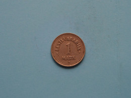 1924 - 1 Mark ( Uncleaned Coin / For Grade, Please See Photo ) ! - Estland
