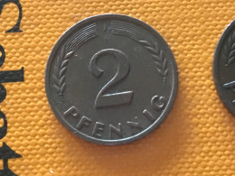 Münze Münzen Umlaufmünze Deutschland BRD 2 Pfennig 1970 Münzzeichen J - 2 Pfennig