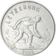 Monnaie, Luxembourg, Charlotte, Franc, 1955, TTB, Cupro-nickel, KM:46.2 - Luxembourg