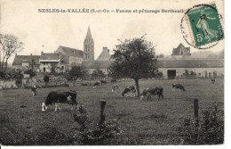 NESLES LA VALLEE  FERME ET PATURAGE BERTHEUIL - Nesles-la-Vallée