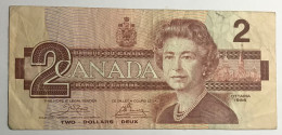 Canadá Banknote 2 Dollars, Ottawa, 1986, P 94, XF. - Kanada