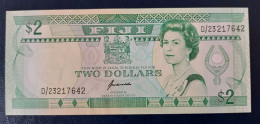 Fiji 2 Dollars Year ND (1988) P87 UNC - Fidji