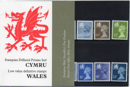 WALES 1981 Low Value Definitives Presentation Pack - Presentation Packs