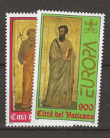 1998 MNH Vaticano  Mi 1242-43 Postfris** - 1998