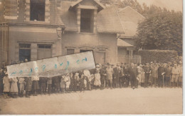 BRETIGNY Sur ORGE - Remise Croix De Guerre à L'Hôpital Auxiliaire N°10 En Présence Du Maire Mr.Leblanc  X (Carte Photo) - Bretigny Sur Orge