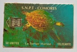 Comoros SNPT 50 Units La Tortue Marine ( MINT ) - Comores