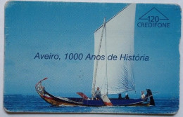 Portugal 120 Units Landis And Gyr - Aveiro , 1000 Anos De Historia - Portugal
