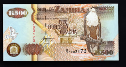 Zambia 500 Kwacha 1992 P39b UNC - Zambia