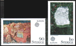 SWEDEN 1975 EUROPA: Paintings. Complete Set, MNH - 1975