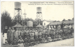 17    ILE - D' OLERON   SANATORIUM  DE  ST - TROJAN  INSTALLATION  DES  BASSINS  POUR  L' EAU  DESSERVANT  L' ETABLISSEM - Ile D'Oléron