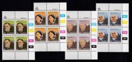 TRANSKEI, 1983, MNH Control   Block Of 4, Heroes Of Medicine, M 124-127, Scannr. X227 - Transkei