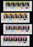 TRANSKEI, 1982, MNH Controls Strip Of 5, Heroes Of Medicine, M 107-110, Scannr X223 - Transkei