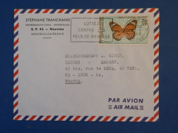 DC2 NOUVELLE CALEDONIE  BELLE LETTRE PRIVEE  1969 NOUMEA  A LYON FRANCE +PA N°92  19F +AFF.  INTERESSANT++ - Lettres & Documents