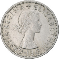 Monnaie, Grande-Bretagne, Elizabeth II, 1/2 Crown, 1958, TTB+, Cupro-nickel - K. 1/2 Crown