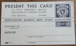 Northcenter Business Mens Stamp Association USA 1 C Jefferson Prepaid Postcard - Marcofilia