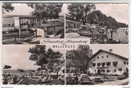 Strandbad Henndorf Am Wallersee Old Postcard Travelled 1960 B181010 - Henndorf Am Wallersee