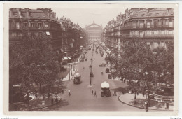 Paris, Avenue De L'Opéra Old Postcard Unused B170810 - Transport Urbain En Surface