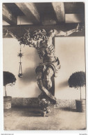 Salzburg St. Peter's Abbey Crucifix By Jakob Adelhart Old Postcard Travelled 1949 170801 - Jesus