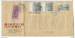 Electro Lingen Company Letter Cover Travelled Express 1969 To Germany B190922 - Cartas & Documentos