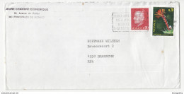 Monaco Letter Cover Travelled 197? To Germany B190922 - Covers & Documents