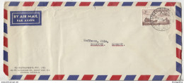 FD Instruments, Melbourne Company Air Mail Letter Cover Travelled 195? To Germany B190922 - Lettres & Documents