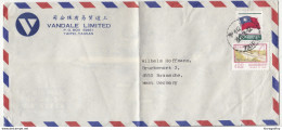 Vandale Limited Taipei Company Air Mail Letter Cover Travelled 197? To Germany B190922 - Brieven En Documenten