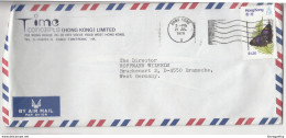 Time Concepts Company Air Mail Letter Cover Travelled 1979 To Germany B190922 - Lettres & Documents