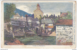 Gmünd In Kärnten, Malta Bridge Old Postcard Travelled 1903? To Pozega B170203 - Spittal An Der Drau