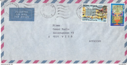 Tunisia Air Mail Letter Cover Travelled 1976 To Austria B180601 - Tunisie (1956-...)