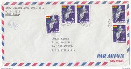 Ghana Air Mail Letter Cover Travelled 197? To Austria B180601 - Ghana (1957-...)