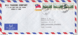 Bill Trading Company Air Mail Letter Cover Travelled 1982 To Germany B180601 - Cartas & Documentos