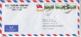 Bill Trading Company Air Mail Letter Cover Travelled 1982 To Germany B180601 - Covers & Documents