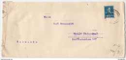 Romania Djabourov Bucuresti Company Letter Cover Travelled 194? To Berlin - CENSORED B181020 - Lettres 2ème Guerre Mondiale