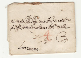 18022 HELVETIA To LOCARNO - WITHOUT TEXT - ...-1845 Préphilatélie