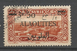 ALAOUITES N° 35 Variétée Barre De La Surcharge Mince / Used - Usati