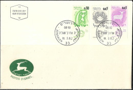 Israel 1962 FDC Signs Of The Zodiac Astronomy [ILT654] - Lettres & Documents
