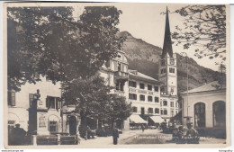 Thermalbad Hofgastein, Kaiser-Franz Platz Photopostcard Travelled 1929 B170215 - Bad Hofgastein