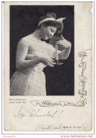 Sanft Schlummere, Süsser Engel Du! Old Vintage Postcard Travelled 190? Lugos To Balincz (Romania) Bb160215 - Pin-Ups