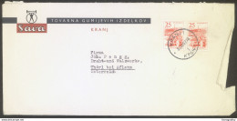 Yugoslavia, Sava Tires Company Letter Cover Travelled 1962 Kranj To Thörl Bei Aflenz B170410 - Covers & Documents