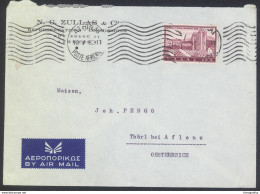 Greece, N. G. Zulas & Co Company Airmail Letter Cover Travelled 1962 Athina Pmk B170410 - Lettres & Documents