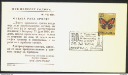 Yugoslavia, 50 Years Since Austro-Hungarian Declaration Of War On Serbia Special Cover & Pmk 1964 B170410 - Brieven En Documenten