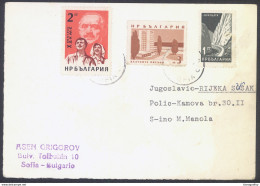 Bulgaria, Card Travelled 1965 Sofia To Rijeka B170410 - Briefe U. Dokumente