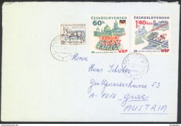 Czechoslovakia, Letter Cover Travelled 1977 Karlovy Vary Pmk B170410 - Lettres & Documents