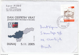 Slovenia, Dan Otprtih Vrat Letter Cover Travelled 2005 Moravske Toplice Pmk B170330 - Slovenia