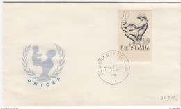 Yugoslavia, UNICEF 1962 FDC B170330 - UNICEF