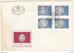 Yugoslavia, Women People's Heroes Of Yugoslavia 1984 FDC B170330 - FDC