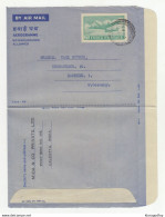 India Postal Stationery Aerogramme Posted 1959 B210725 - Aerogramas