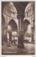 London Temple Church Interior Old Unused Postcard B170429 - Eglises Et Cathédrales