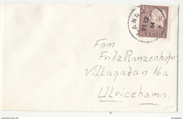 Sweden Small Letter Cover Travelled 1964 B171010 - Cartas & Documentos