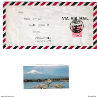 Japan Air Mail Letter Cover Posted 1964 To Zagreb B210112 - Brieven En Documenten